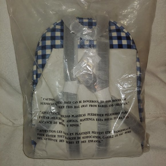 Kate Spade Hartley Backpack, Pattern is Hyde Lane Gingham - Picture 3 of 8